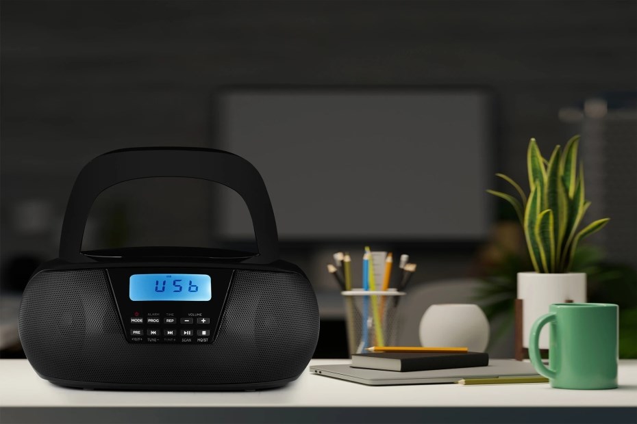 ecg cdr 550 black rádio s CD